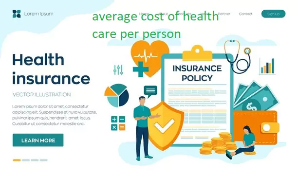 Average cost of health care per person
