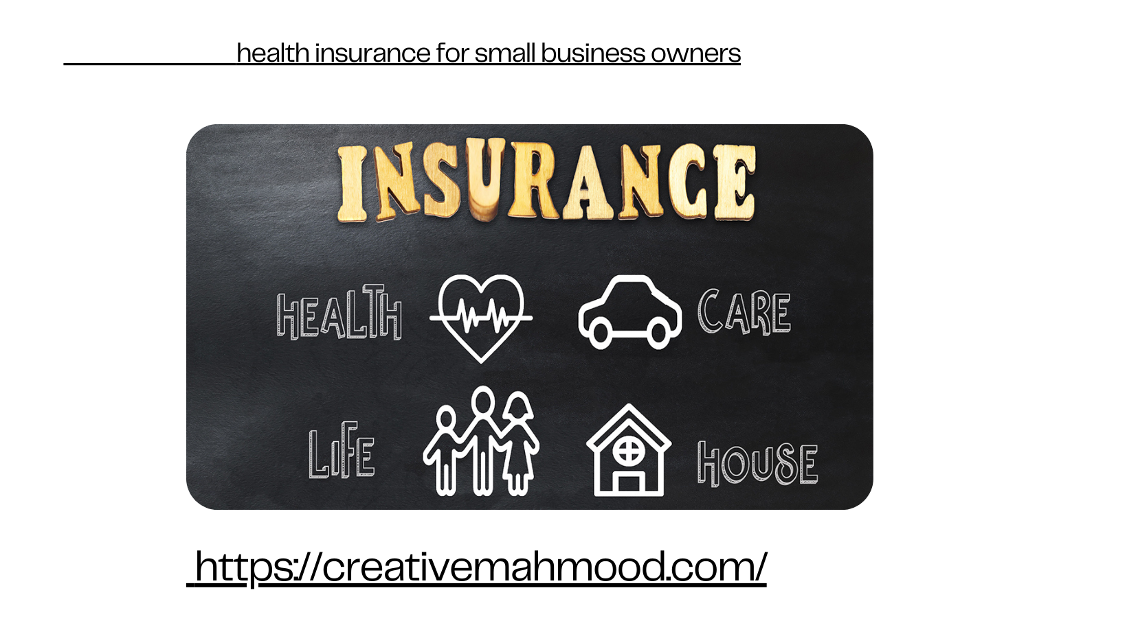 Health insurance for small business owners