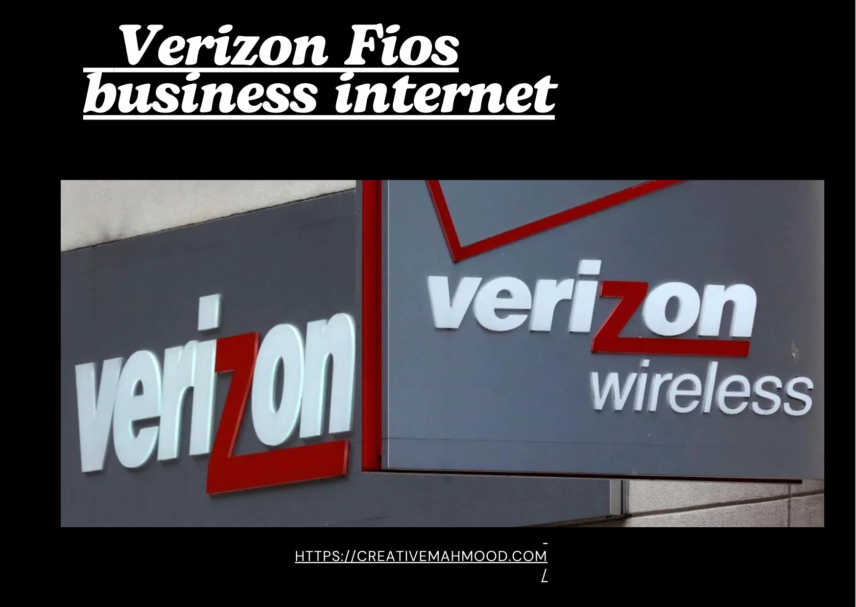 Verizon Fios business internet