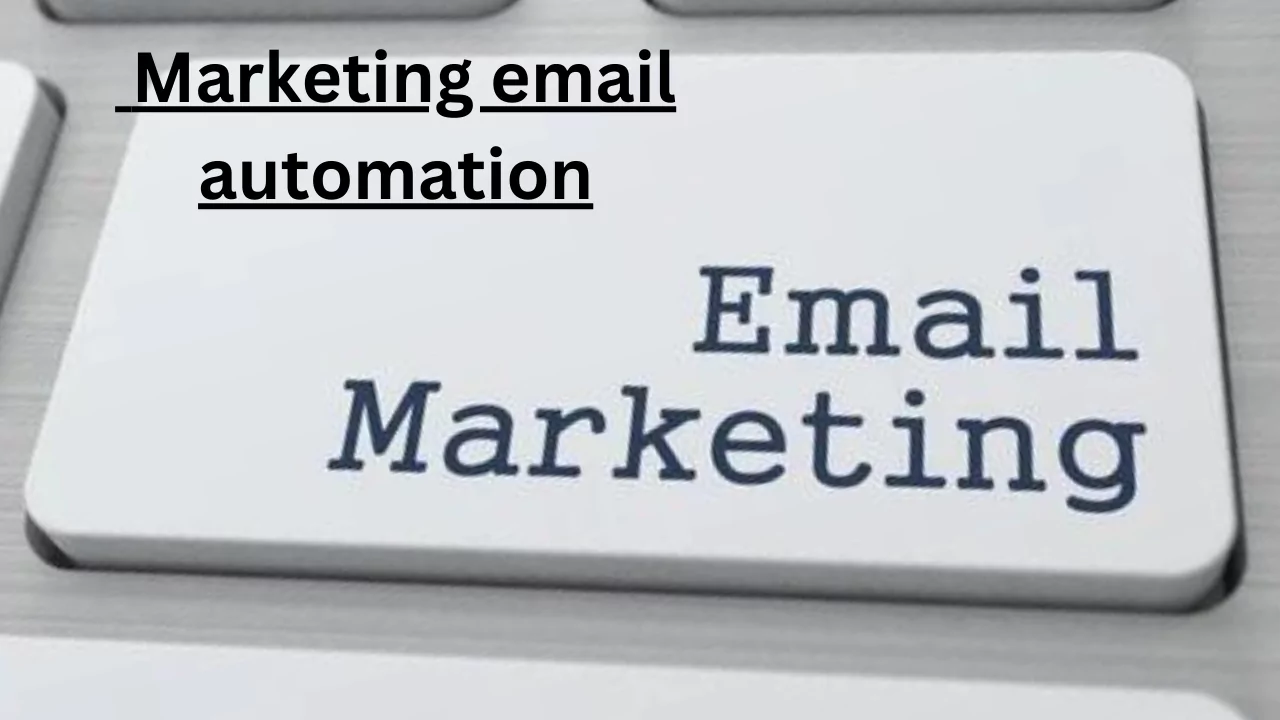 Select Marketing email automation Marketing email automation